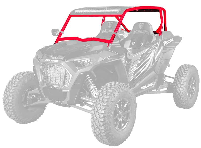 Pro Armor Cab Asylum Cage W/No Intrusion Red