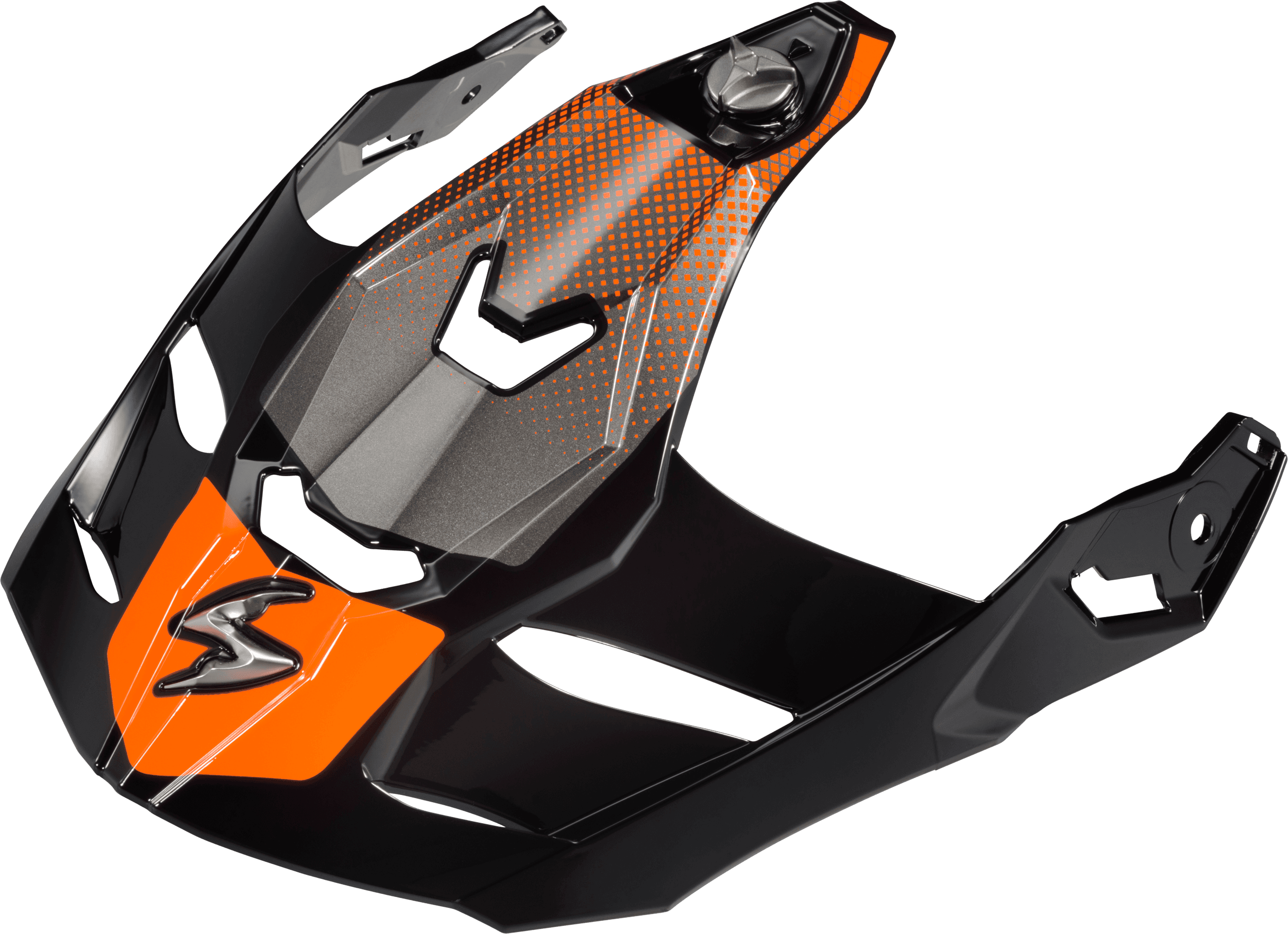 XT9000 PEAK VISOR SET TRAILHEAD ORANGE