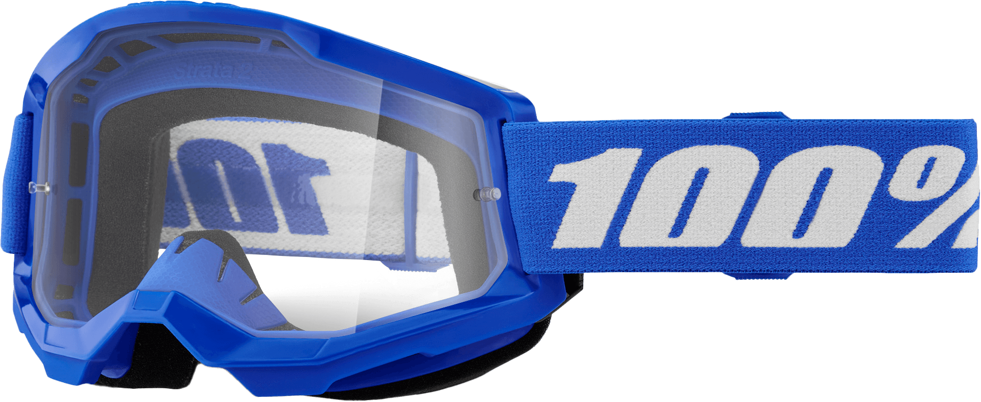 STRATA 2 JUNIOR GOGGLE BLUE CLEAR LENS