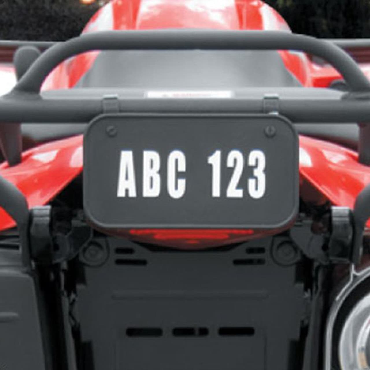 HARDLINEATV License Plate Black
