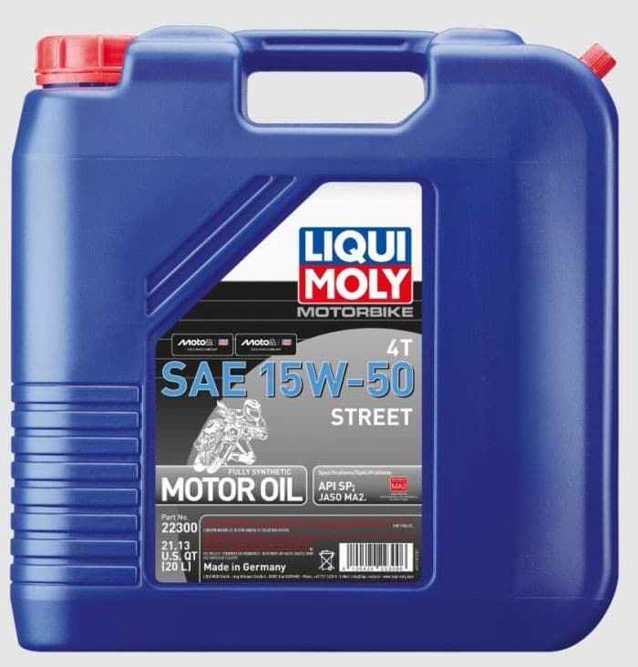 LIQUI MOLY MOTORBIKE 4T 15W-50 STREET 20L