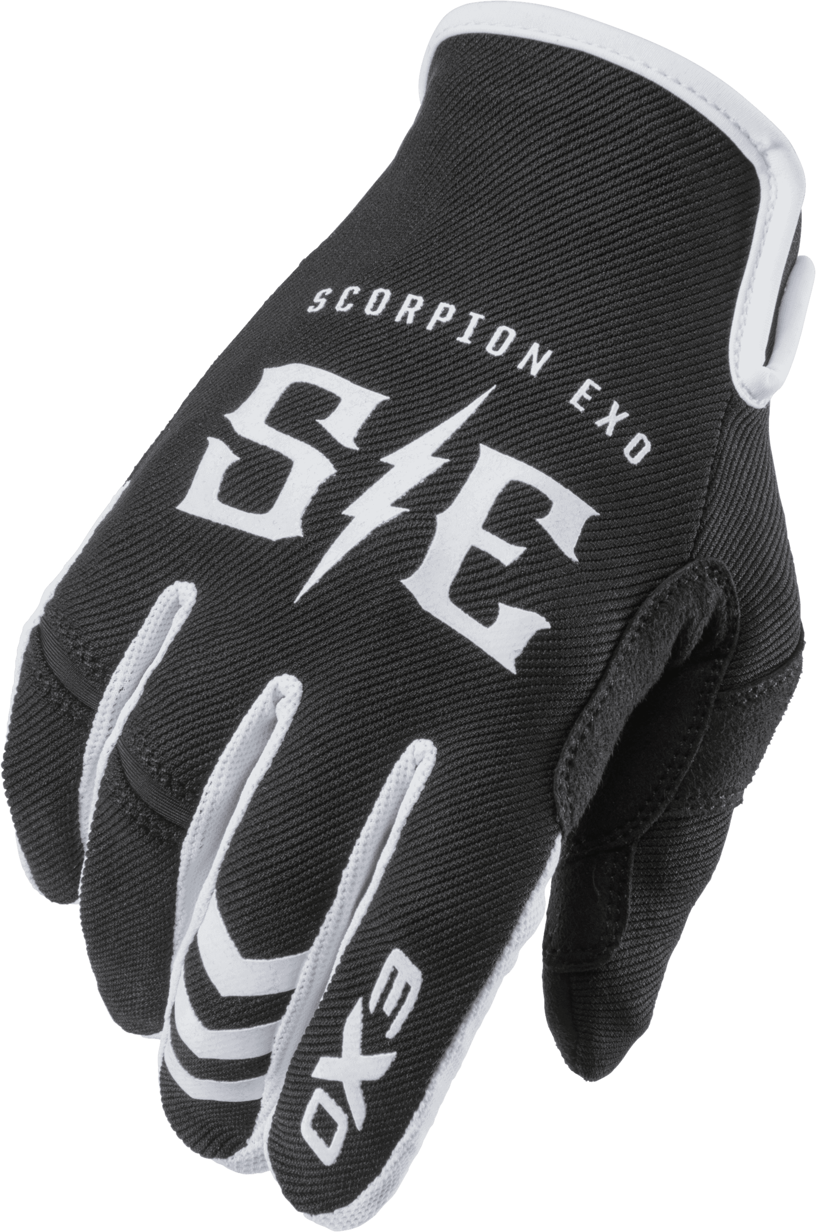 AIR-STRETCH GLOVES CHARGE BLACK/WHITE MD