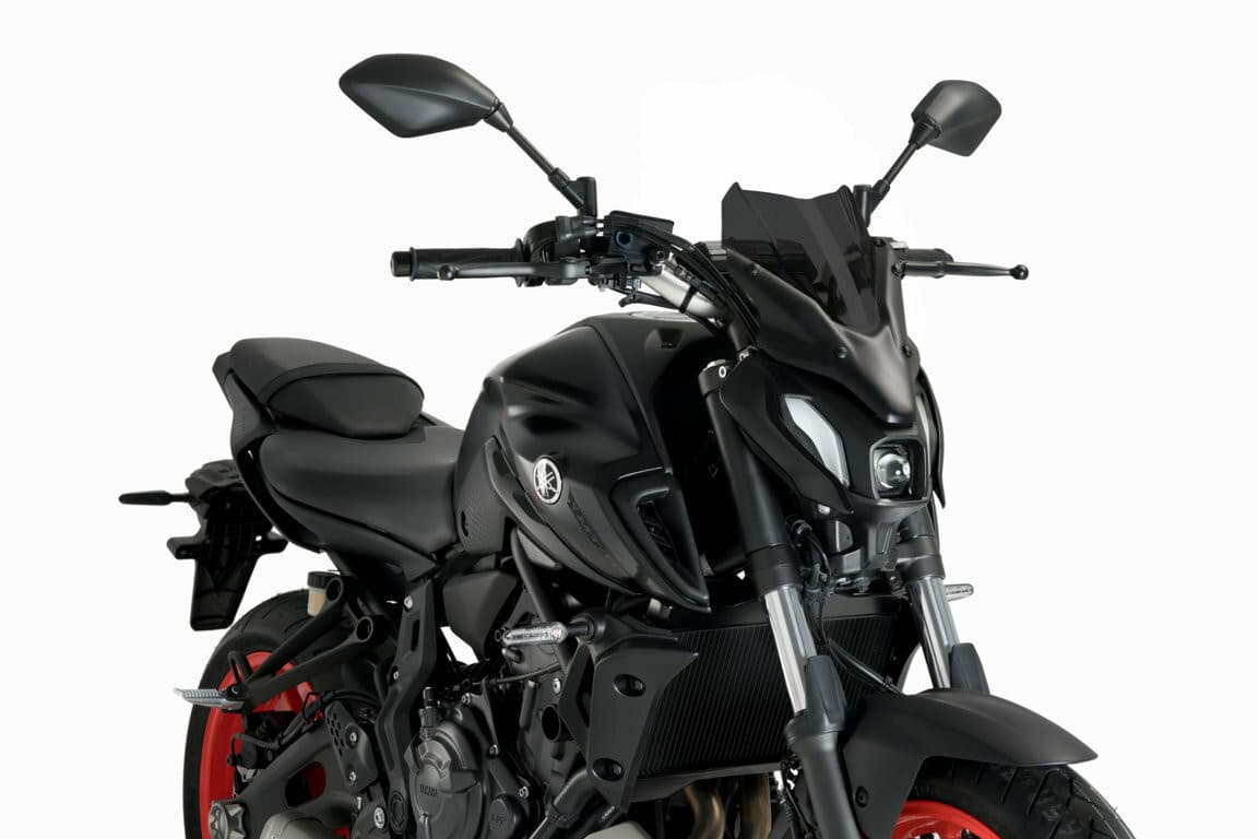 Puig Windscreen Naked New Gen Sport Dark Smoke Yamaha