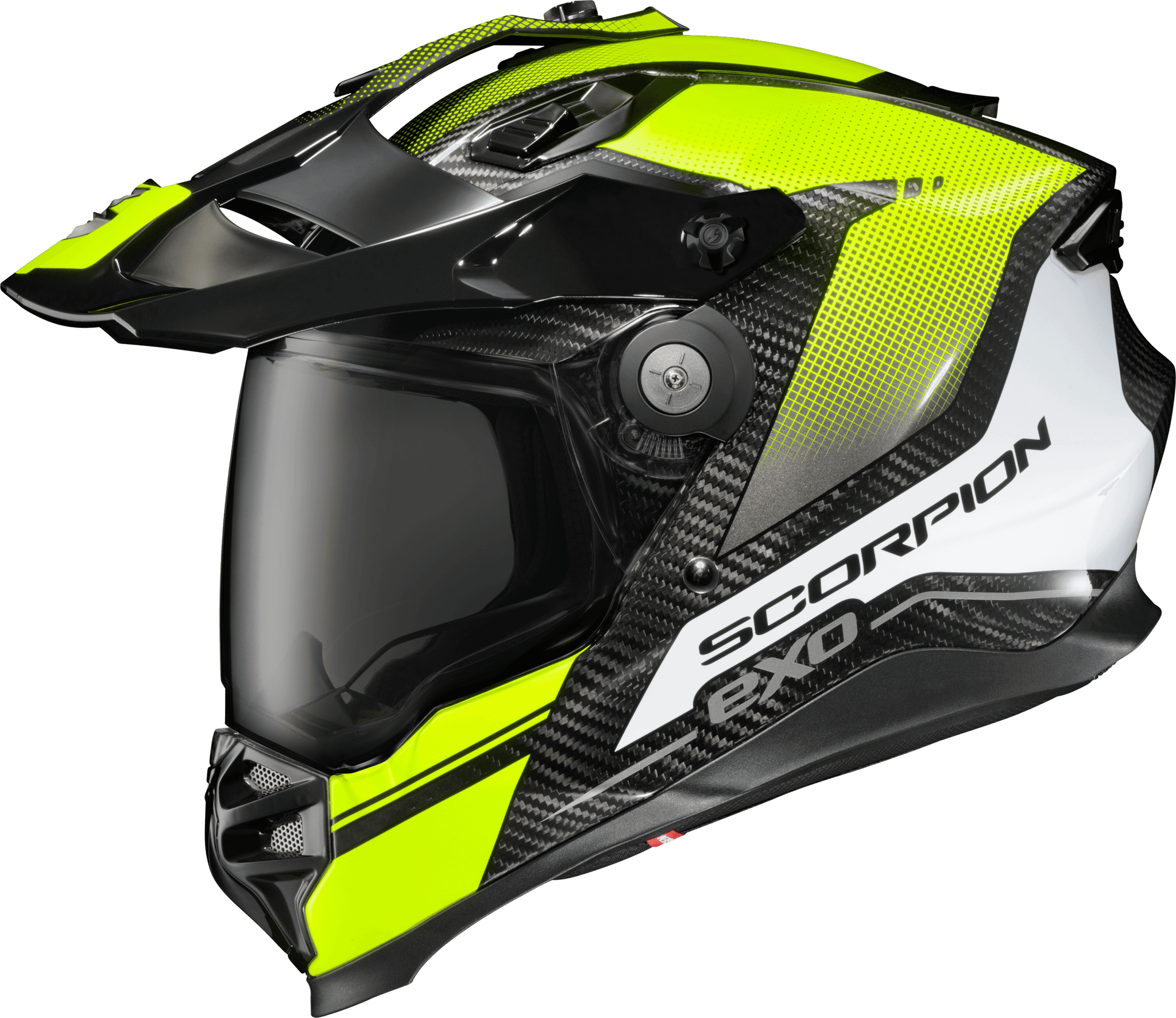 Scorpion Exo XT9000 Carbon Full-Face Helmet Trailhead Hi-Vis XL