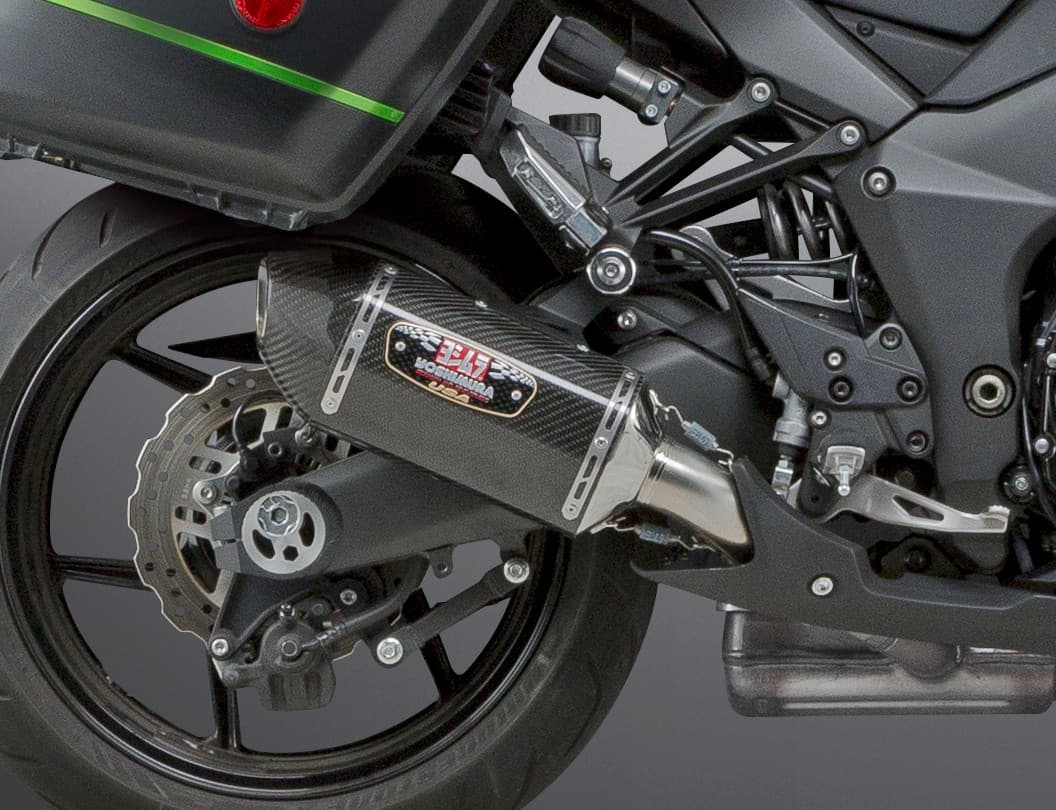 Yoshimura Exhaust Signature R-77 Slip-On Ss-Cf-Cf Dual