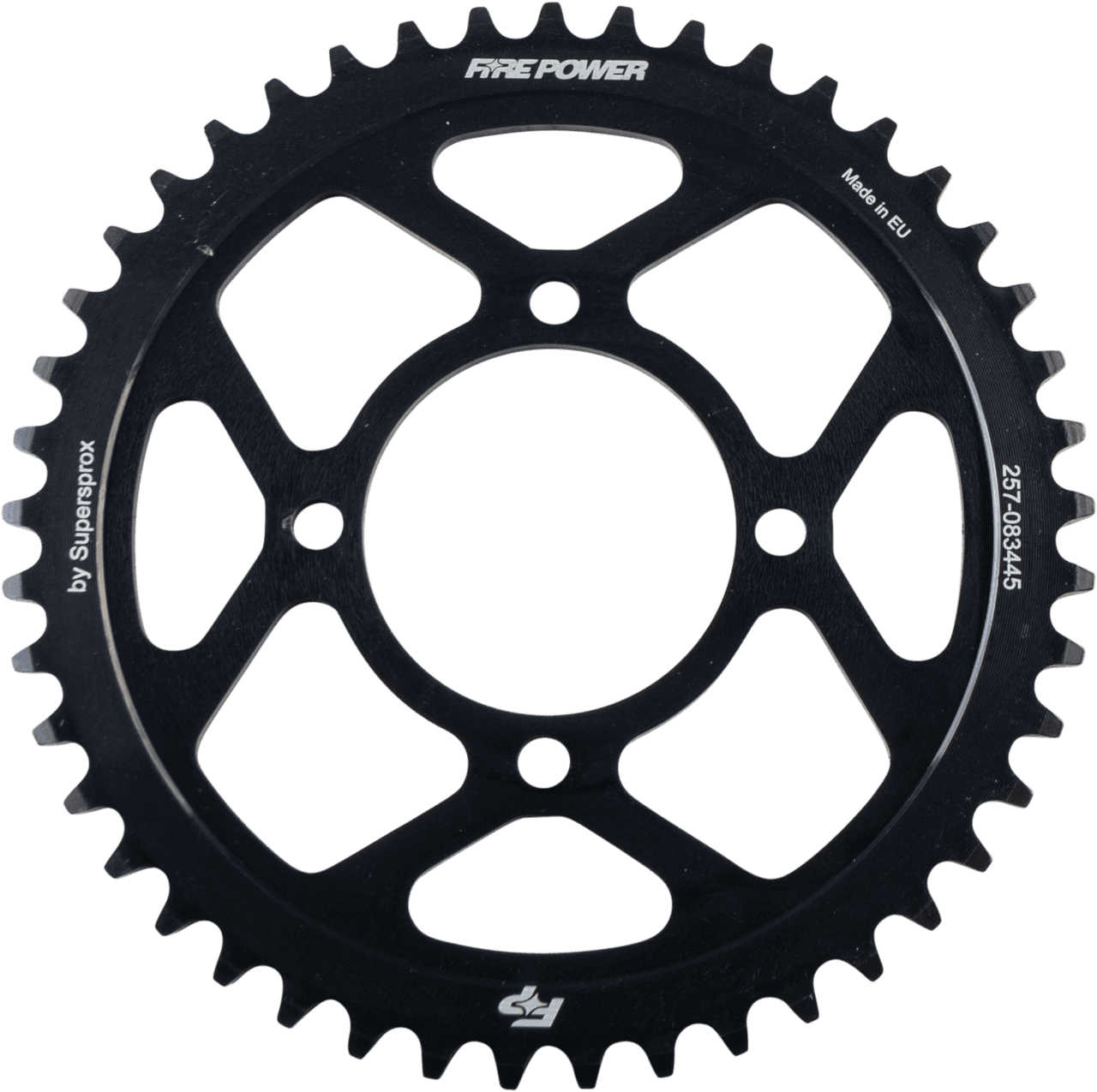 Fire Power Rear Sprocket Steel 45T Black