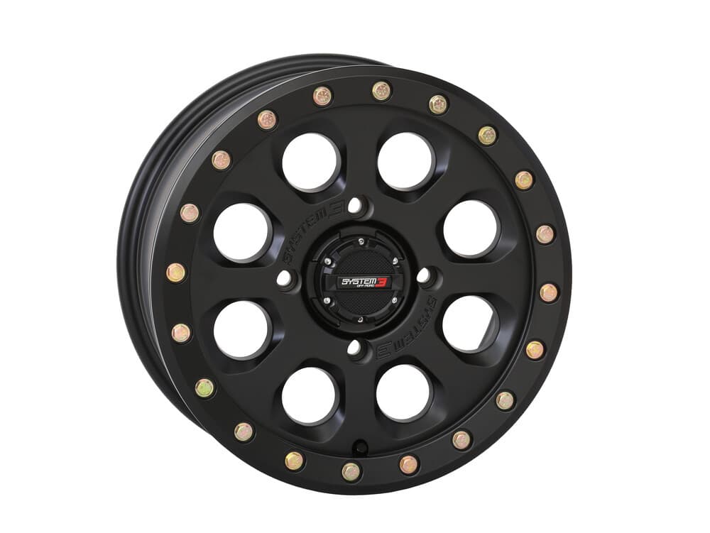 System 3 SB7 Bl Wheel 15X7 5+2 (+38MM) 4/137 Matte Black