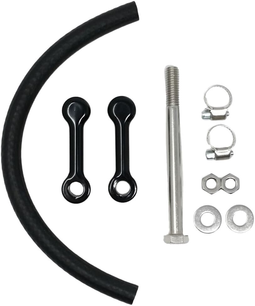 Dk Custom Products Billet Tank Lift Kit 2" `99-17 Softail Powder Coat Black