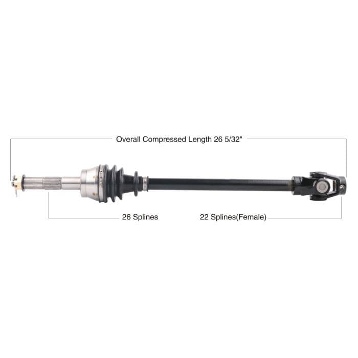 TYTANEUM OE REPLACEMENT CV AXLE POLARIS FRONT LEFT / RIGHT