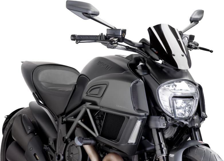 WINDSCREEN NAKED NEW GEN SPORT BLACK