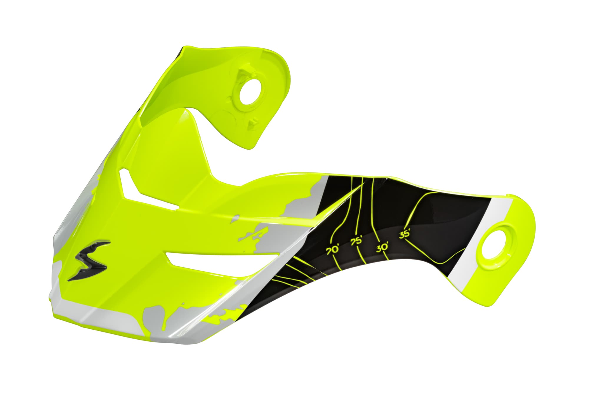 Scorpion Exo EXO-AT960 Peak Visor Topographic Hi-Vis/Black