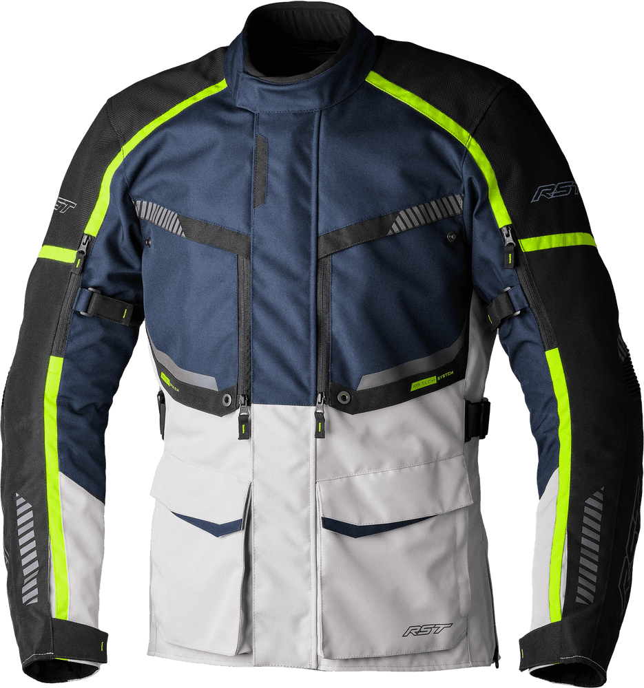 RST Maverick Evo CE Jacket Navy/Silver Textile 2XL