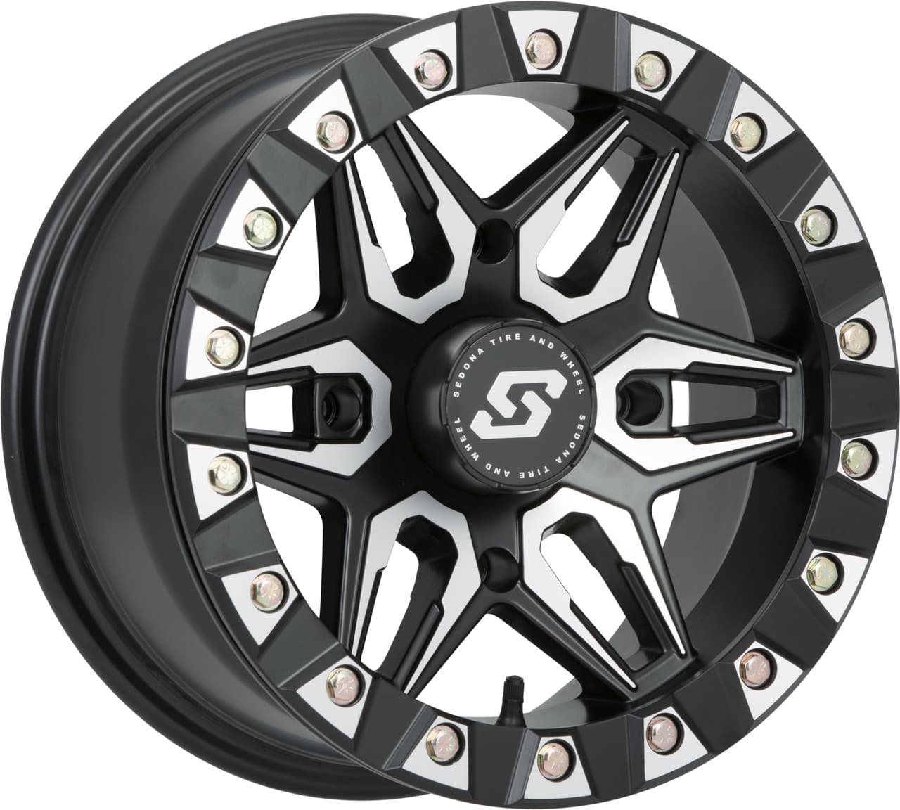 SPLIT 6 BDLK WHEEL 14X7 4/137 5+2 (+10MM) BLK/MACHINED