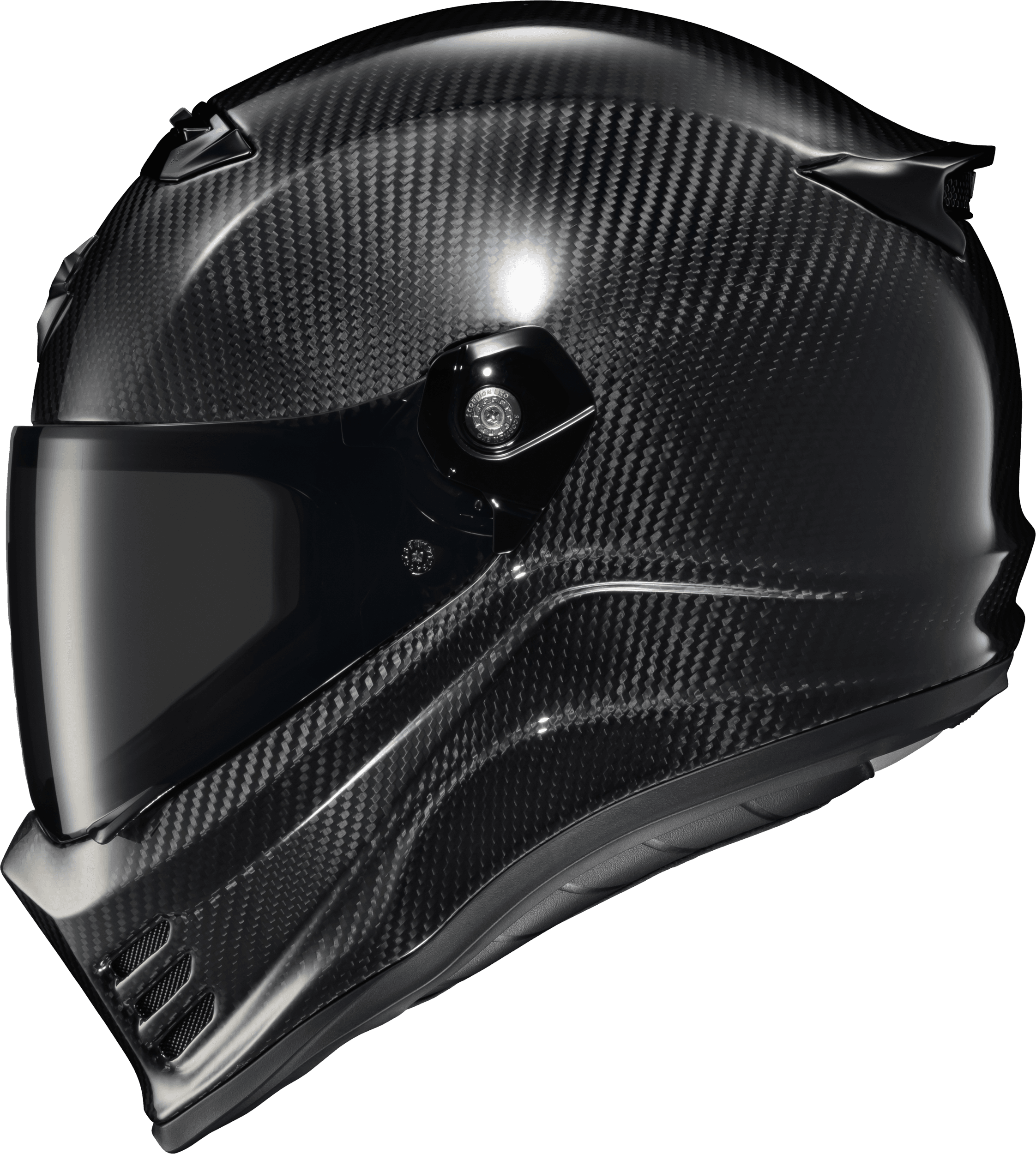 COVERT FX CARBON FULL FACE HELMET GLOSS BLACK XS