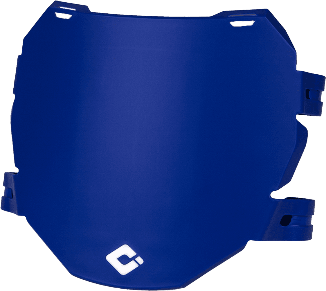 DOWNHILL/E BIKE NUMBER PLATE BLUE