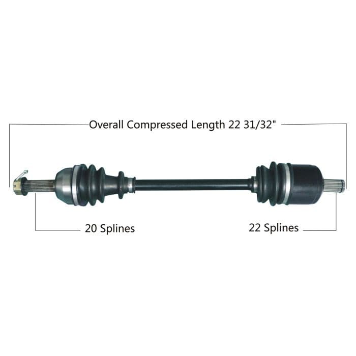 TYTANEUM OE REPLACEMENT CV AXLE POLARIS FRONT LEFT / RIGHT