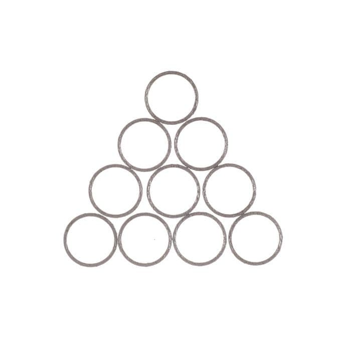 HD ALL EVO & TWIN CAM EXHAUST GASKET 10PK, OE REPLACEMENT