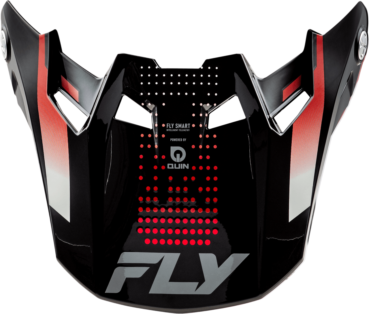 Fly Racing Formula S Carbn Protocol Visor Black Carbon/Red YL/SM