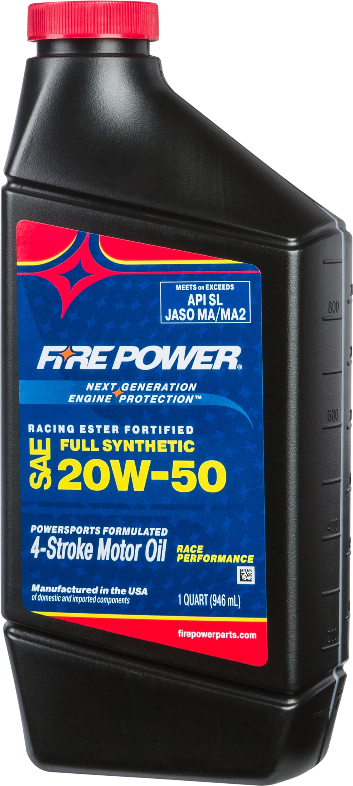 SYNTHETIC OIL W/ ESTER 4T 20W50 1QT 12/CASE
