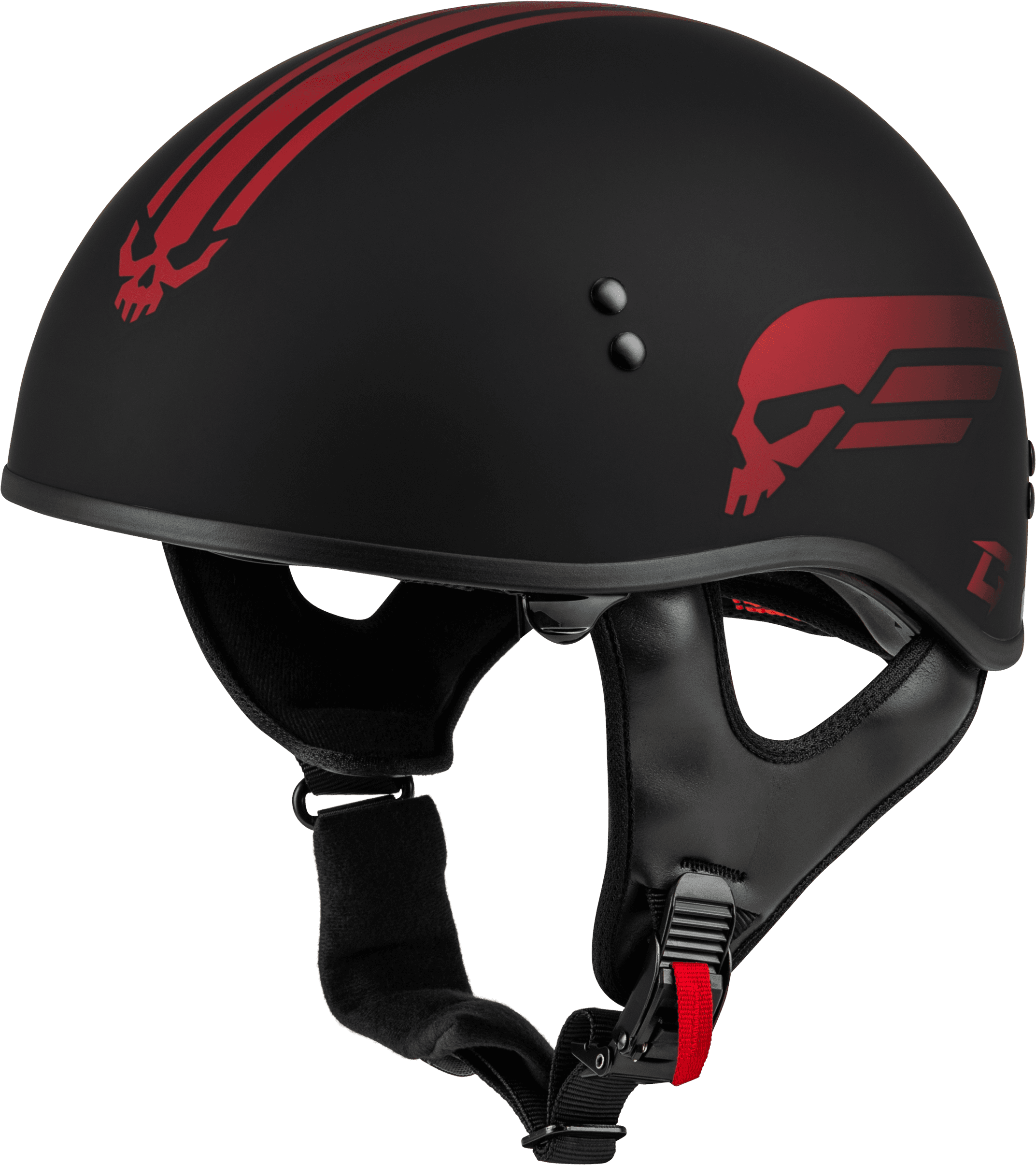 HH-65 RETRIBUTION HELMET MATTE BLACK/RED XL