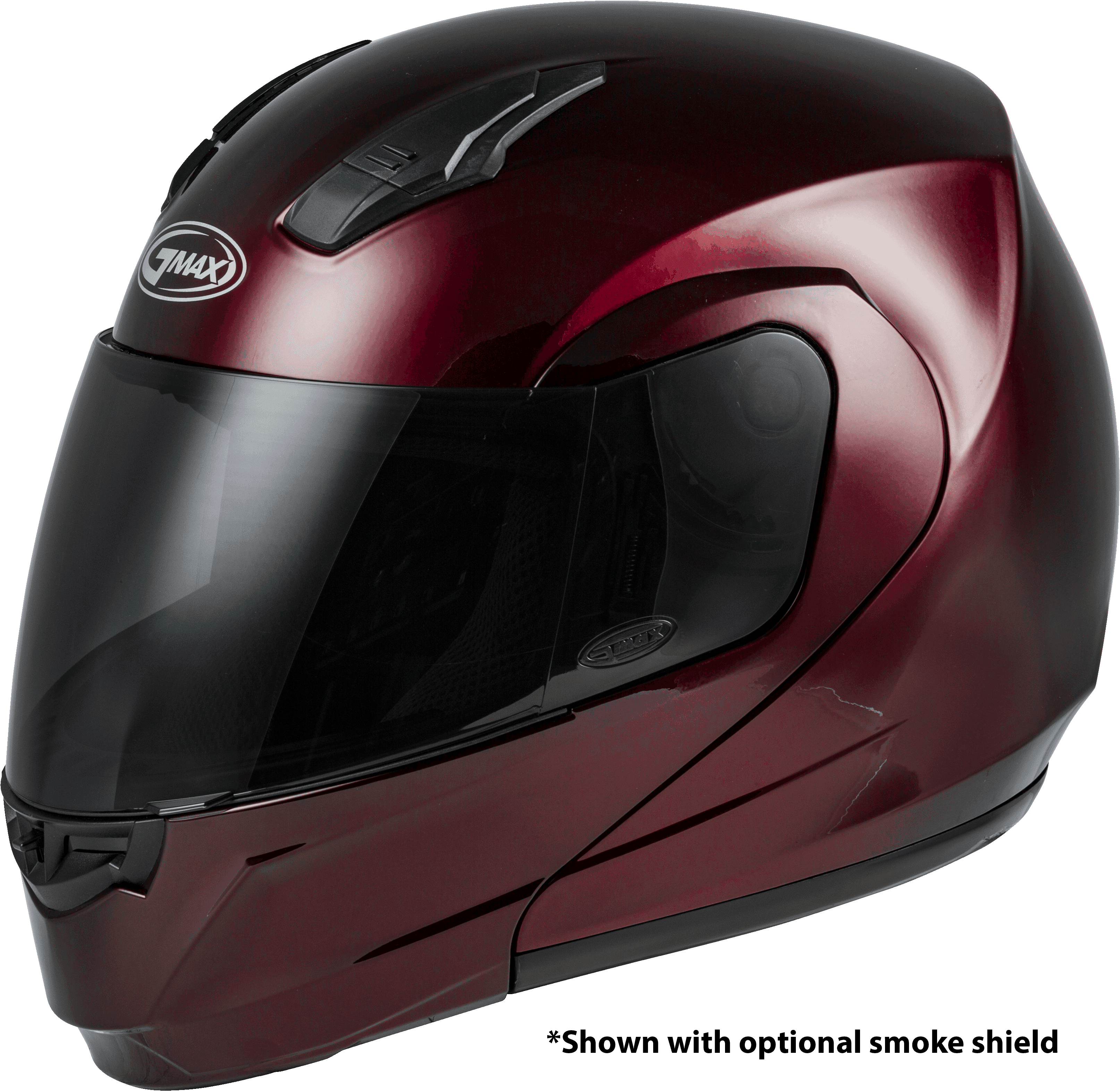 MD-04 MODULAR HELMET WINE RED 3X