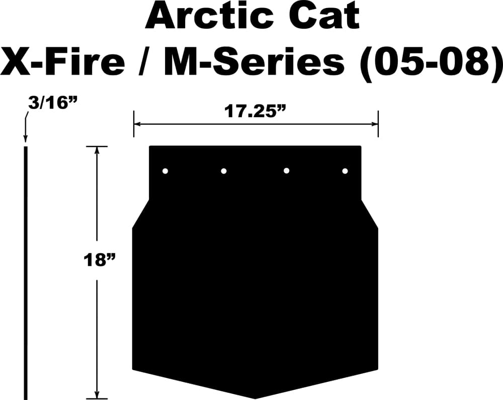Pdp Snowflap Arctic Cat M-Series/X-Fire 05-08