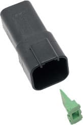 Namz Custom Cycle 6-WIRE Black Deutsch Rcptcl & Wdglck HD# 72106-94BK