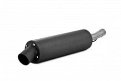 Mbrp Single Slip-On System W/ Utility Muffler Black Honda