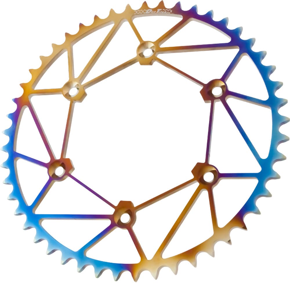 REAR SPROCKET CHROMOLY STL/ZIR 48T-520 CHROMATIC KTM/HUSQ