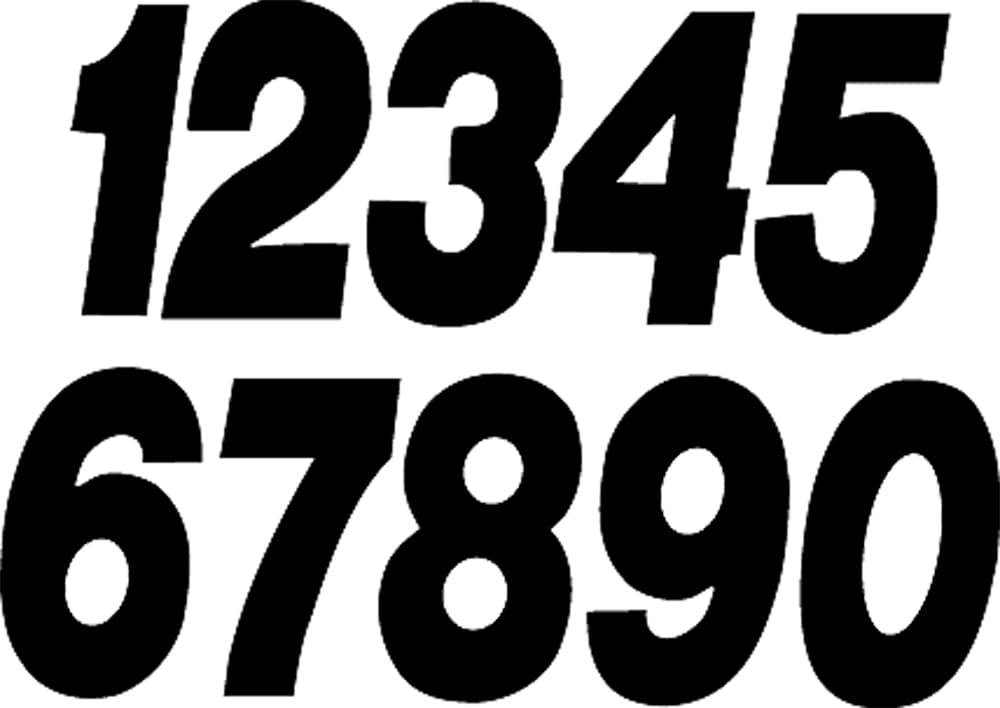 Dirt Digits #6 4" Black Pro Digits 3/Pack