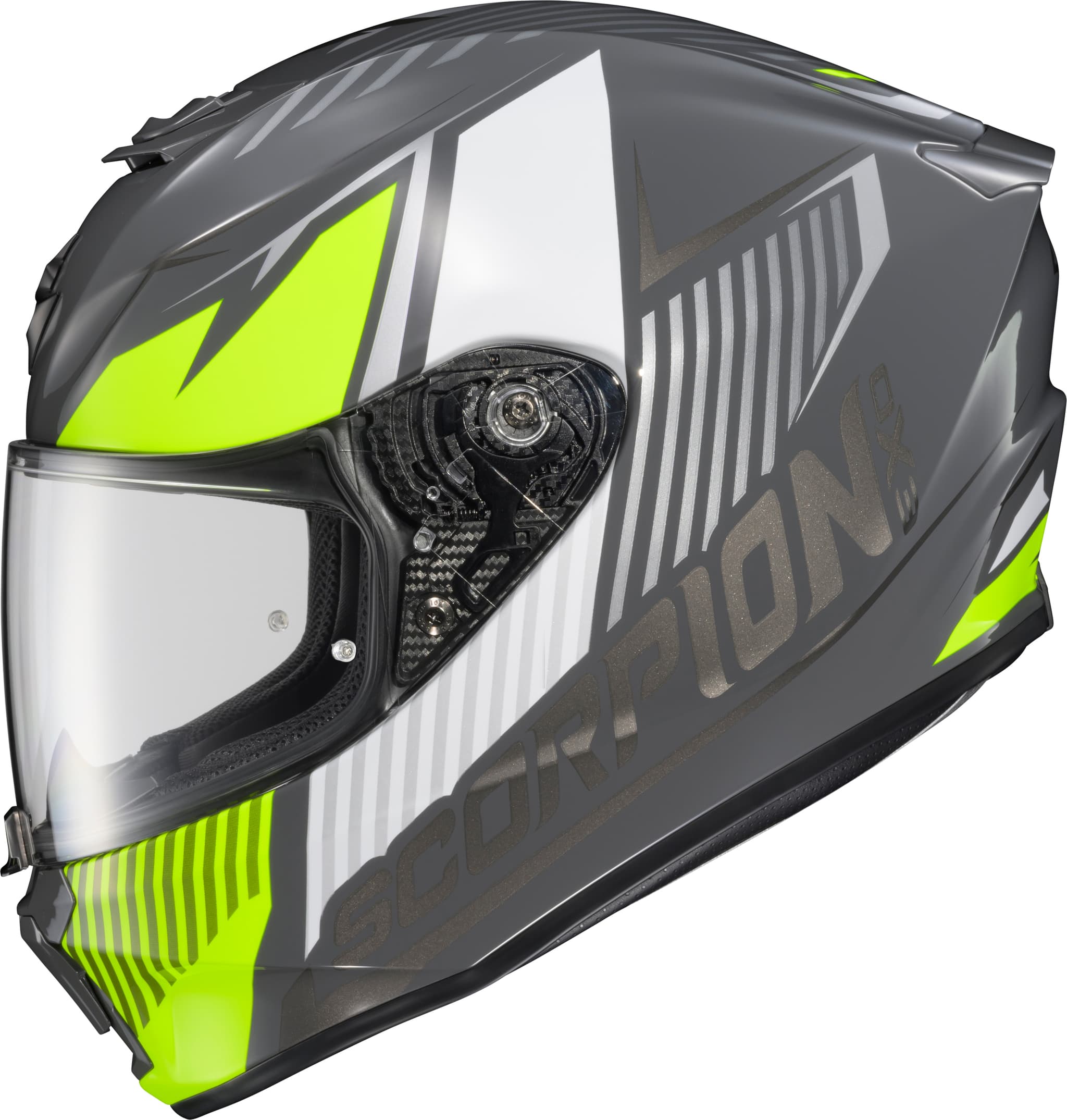 Scorpion Exo EXO-R330 Full-Face Helmet Hawker Hi-Viz MD