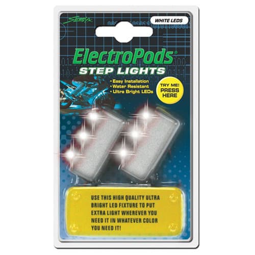 STREET-FX STEP LIGHTS - WHITE 2PK.