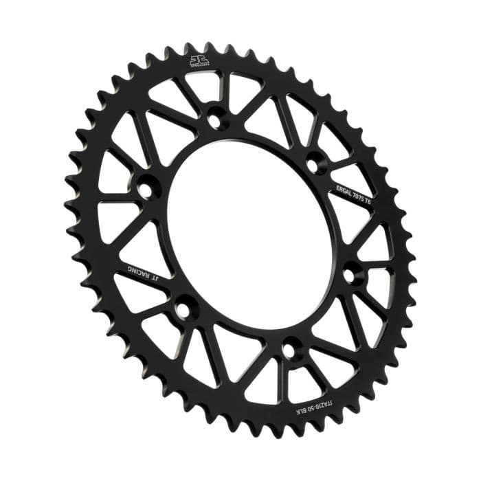REAR ALLOY SPROCKET BLACK 50-TOOTH
