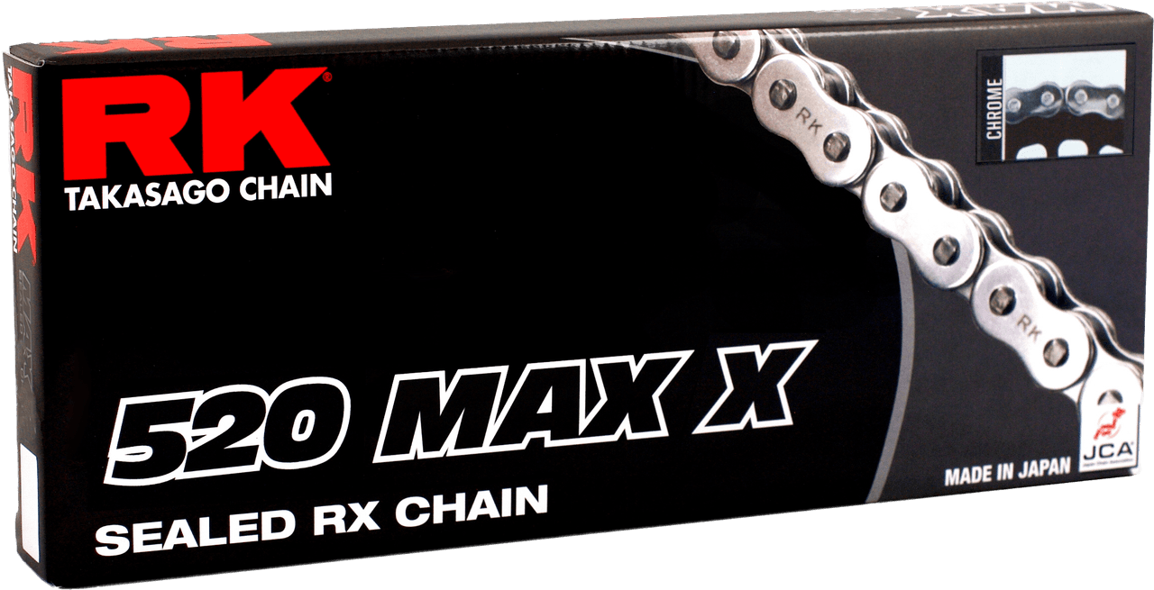 Rk Excel 520MAXX Drive Chain Chrome 520 X 120