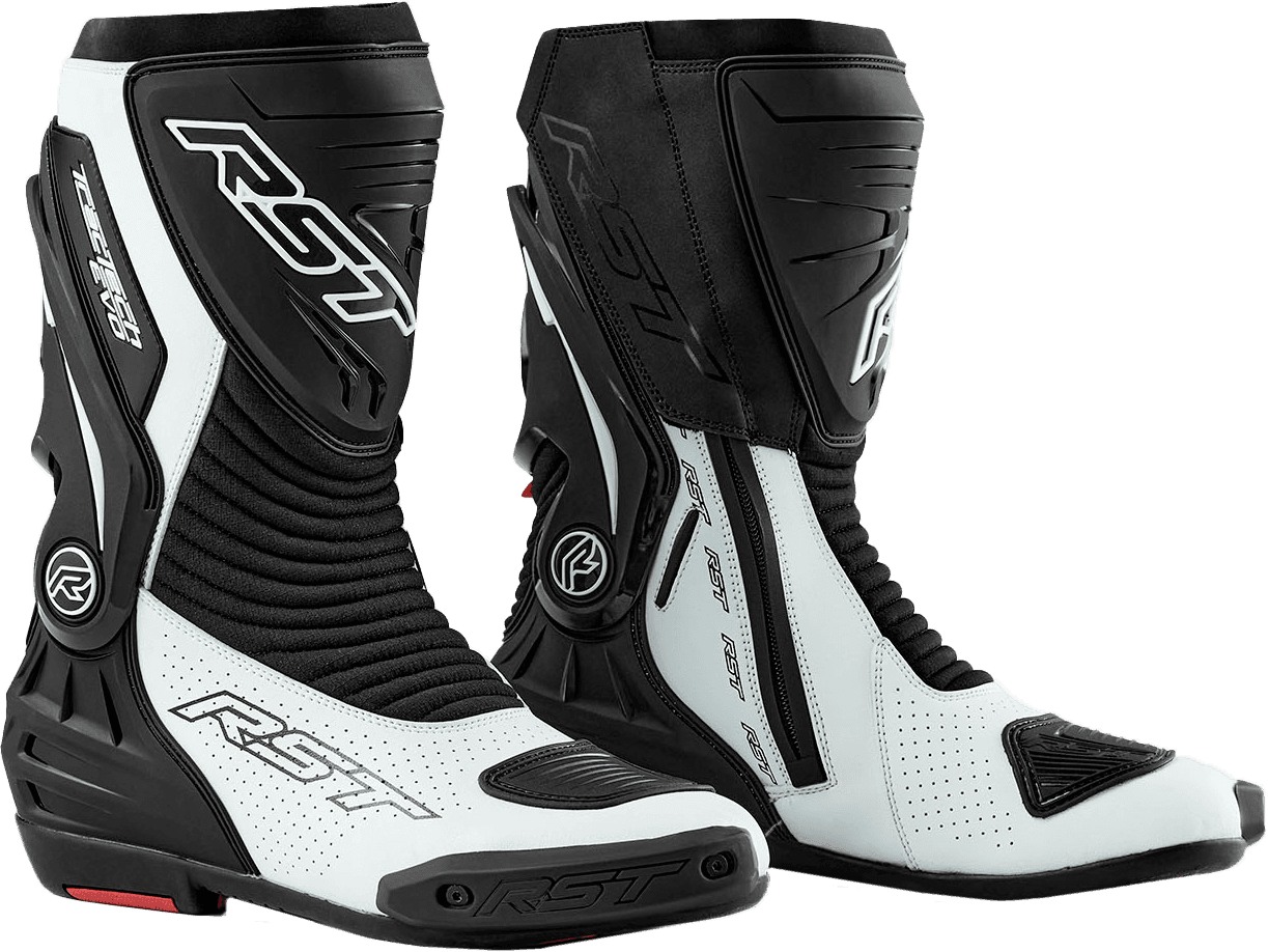 RST Womens Tractech Evo D3O Boot Black/White 6