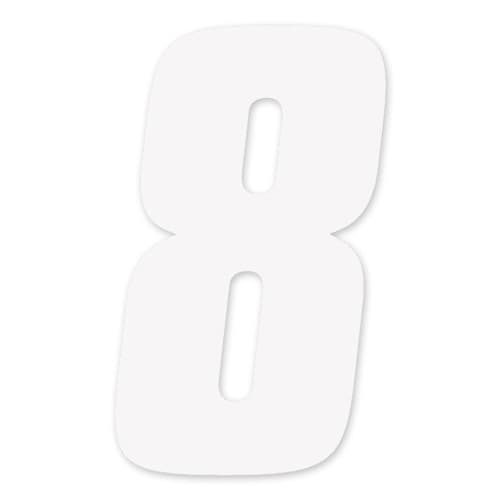 FX 2015 NUMBERS FACTORY 4" WHITE 8