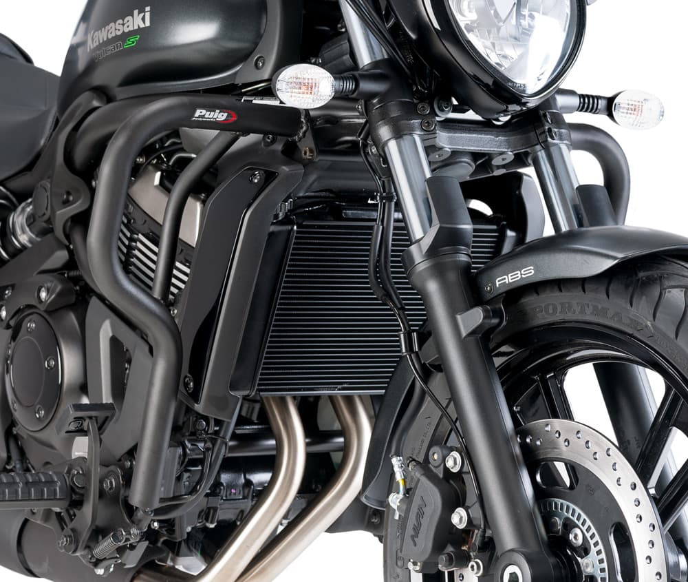 ENGINE GUARDS BLACK KAW