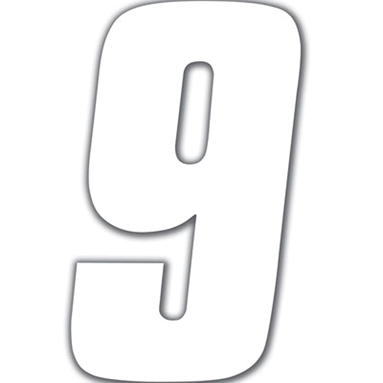 FX 2015 NUMBERS STANDARD 6" WHITE 9