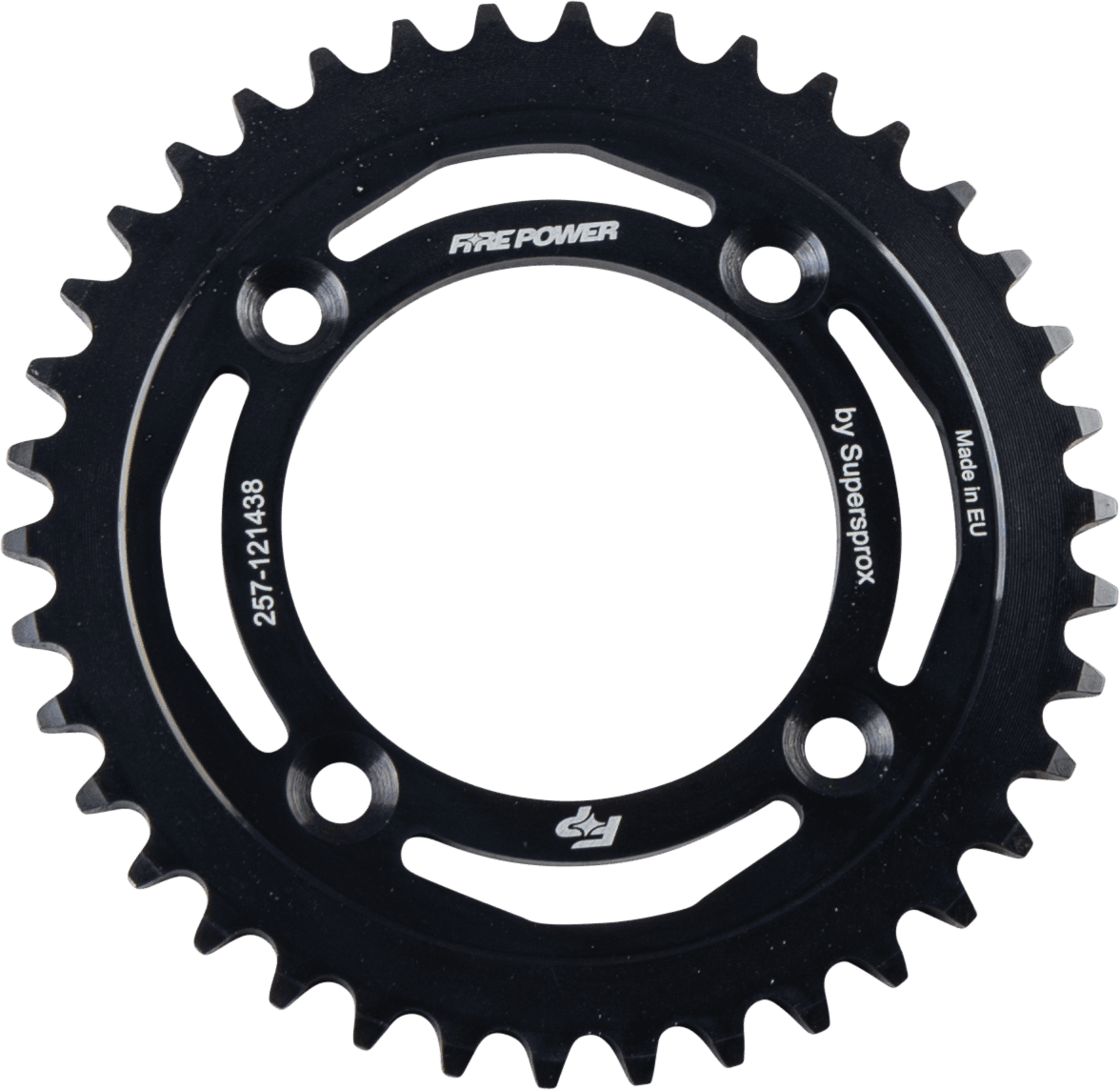 REAR SPROCKET STEEL 38T BLK