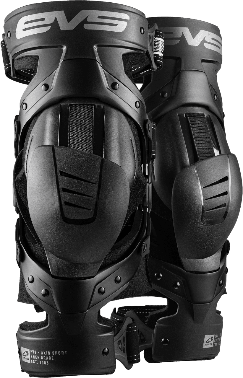 AXIS SPORT KNEE BRACE PAIR BLACK/BLACK/GREY SM