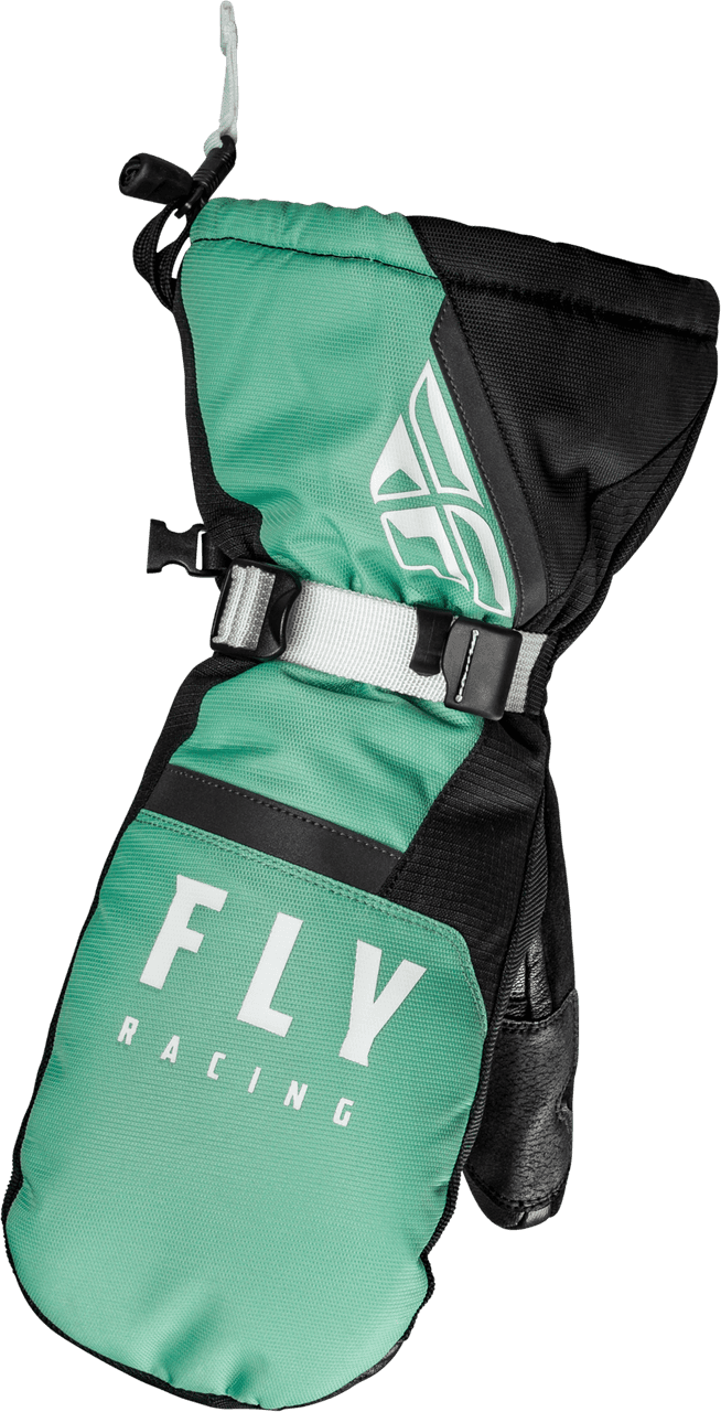 Fly Racing Cascade Mittens Black/Mint XL