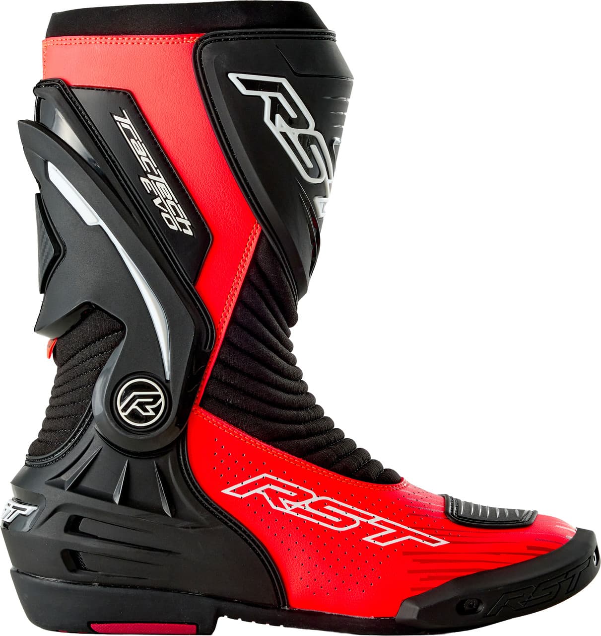 RST Tractech Evo D3O Boot Black/Fluo Red 12