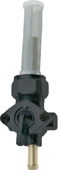HardDrive Petcock 13/16" Bung Down Spigot Black