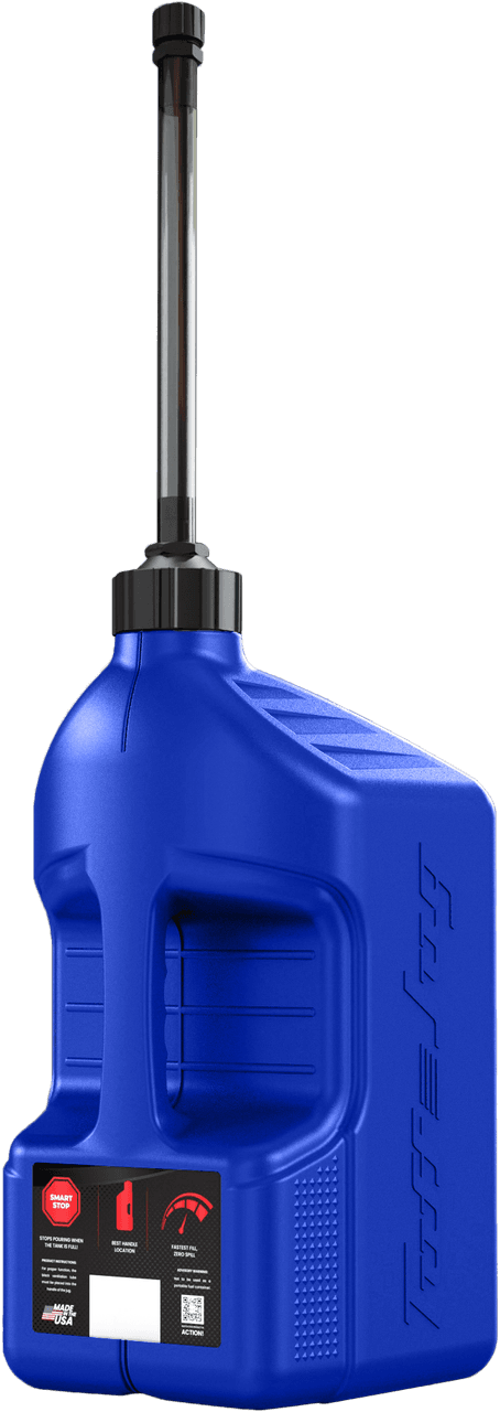 Tuff Jug Utility Container Blue W/ Autostop Spout 5 Gal