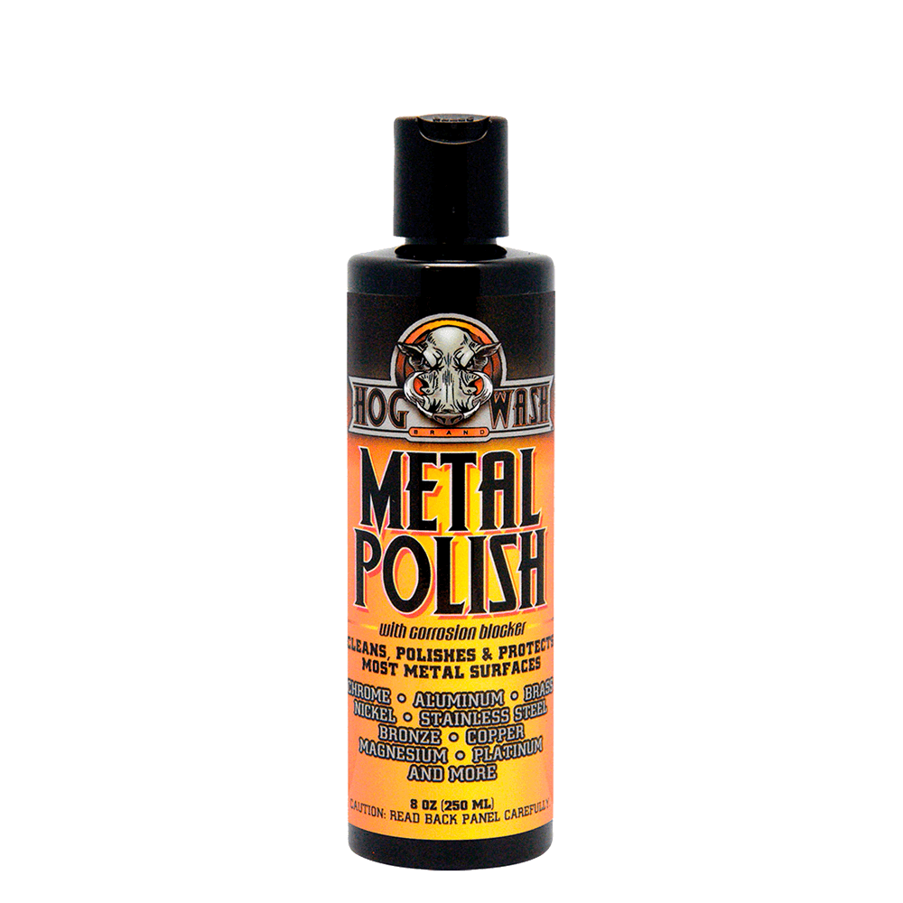 Hog Wash Metal Polish W/Corrosion Blocker 8OZ