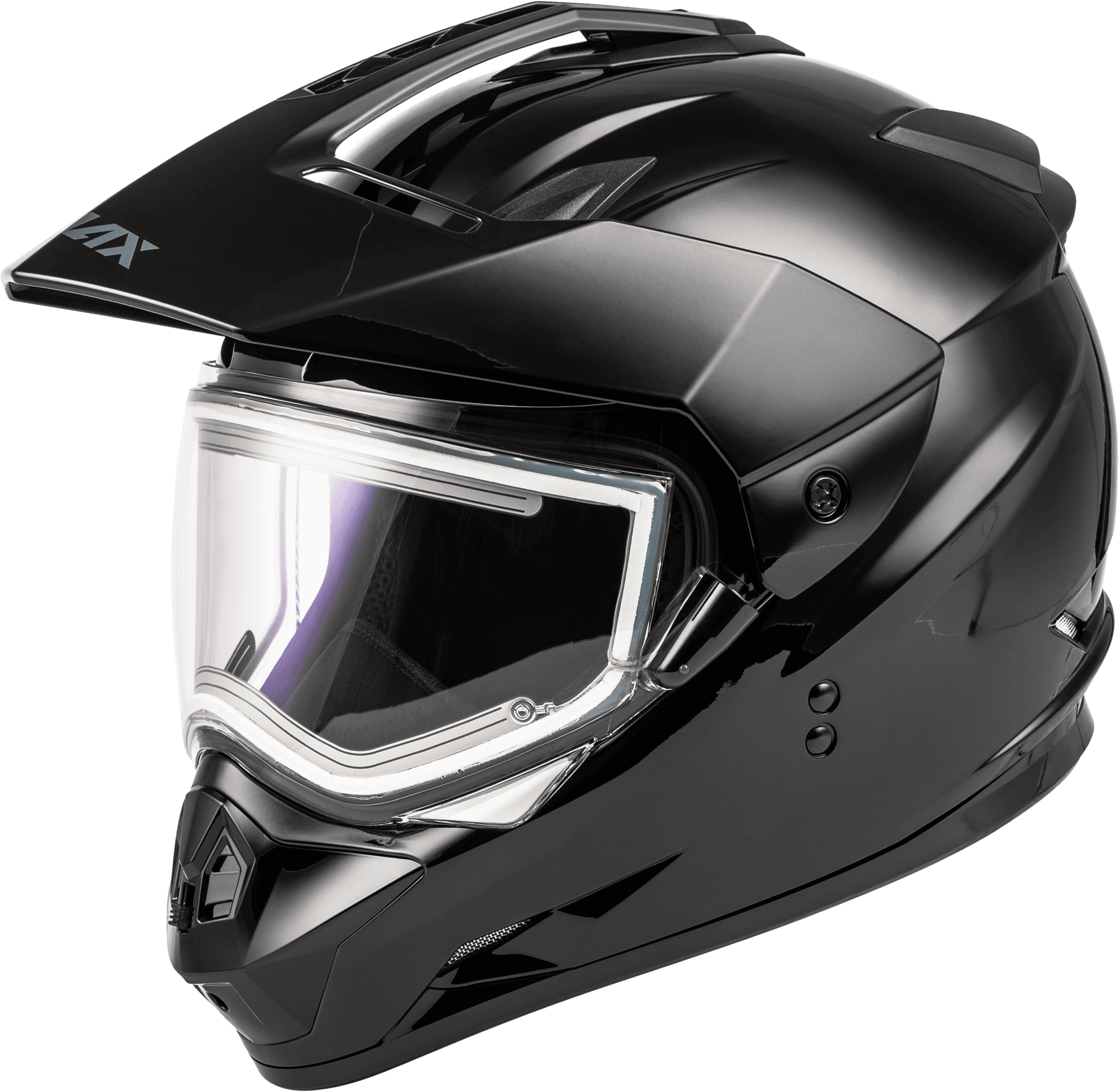 GM-11S SNOW HELMET W/ ELECTRIC SHIELD BLACK MD