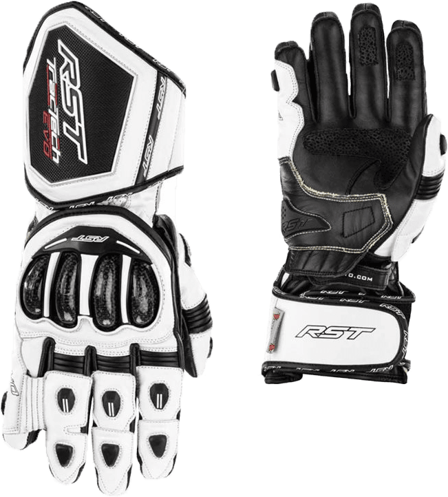 RST Tractech Evo 4 CE Glove White/White/Black XL