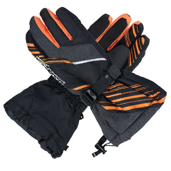 KATAHDIN GEAR GUNNER GLOVES BLACK/GREY/ORANGE - X-LARGE