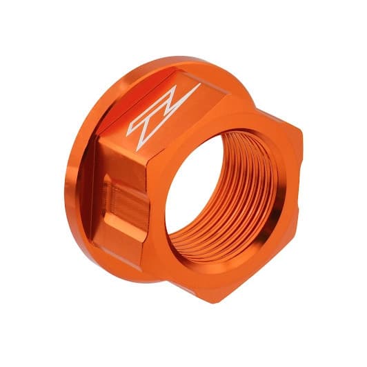 Zeta Axle Nut M22X30-P1.5 H17 Orange