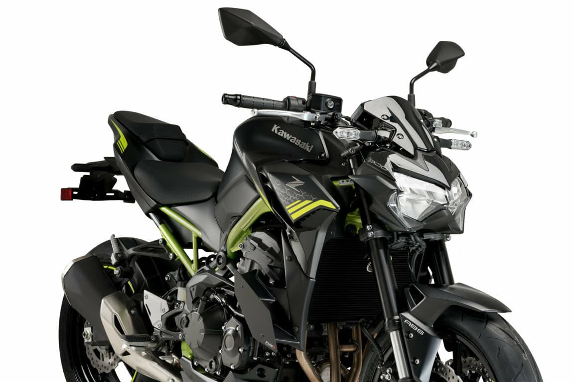 Puig Downforce Side Spoilers Black Kawasaki